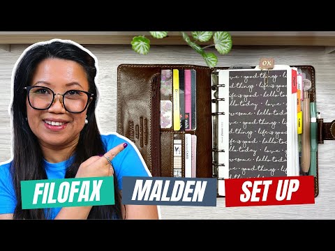 Setting Up My Personal Filofax Malden (Beyond the Standard Inserts!)
