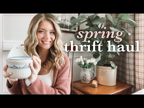 Beautiful + Affordable Spring Cottage Thrift Haul 2024