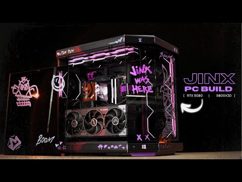Arcane Jinx PC Build V2 – HYTE Y70 Never Looked This Wild! [9800X3D | RTX 5080]