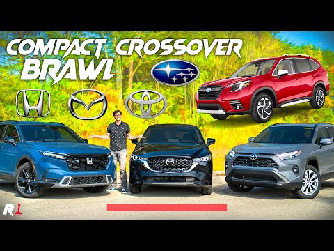 2024 Honda CR-V vs Mazda CX-5 vs Toyota RAV4 vs Subaru Forester Comparison / Big (Compact) Battle!