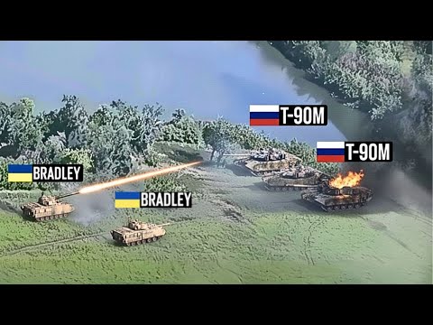 Ukrainian BRADLEY Sets a Trap for Russian Armor — Then This Happens
