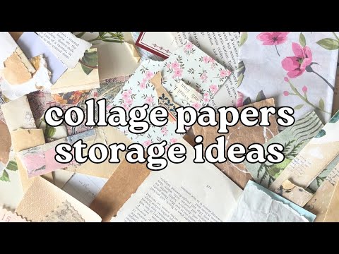 How I organise scrap papers and ephemera for junk journaling
