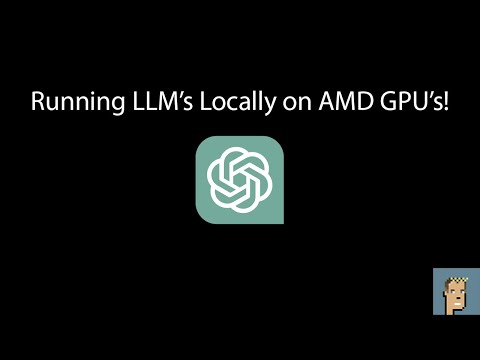 Install and run LLM's Locally with text generation webui on AMD gpu's!