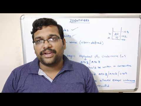 IDENTIFIERS || VARIABLES & CONSTANTS - C++ PROGRAMMING