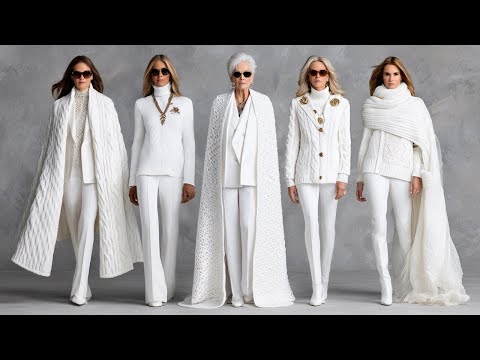Ralph Lauren Fall/Winter 2025/2026 | Soft White Modern Minimalism for Women 60+