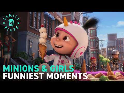 The Cutest Minions and Gru's Girls Moments Ever | Despicable Me Franchise