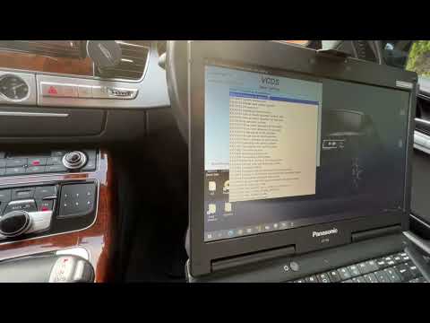 Audi A8  4H Air Suspension lowering  with V.C.D.S (Vag Com)