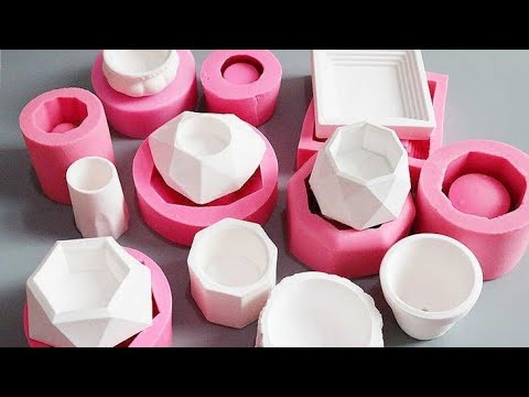 How to make silicone molds for pots/ DIY silicone molds for pots