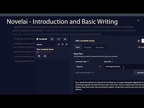 NovelAI - Introduction and Basic Writing