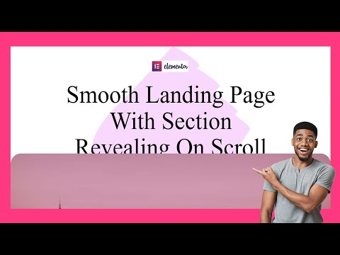 Landing Page With Parallax Overlapping and Unmasking Containers On Scroll | Elementor Tips & Tricks