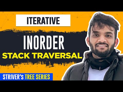 L10. iterative Inorder Traversal in Binary Tree | C++ | Java | Stack
