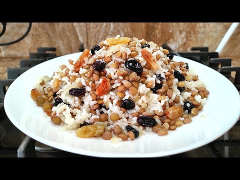 ЧЕЧЕВИЦА с РИСОМ и ИЗЮМОМ! Плов по восточному!