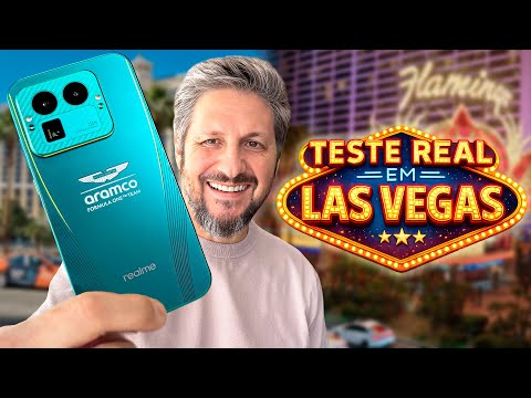 O Realme GT8 Pro é o novo rei da fotografia? 📸 Testei em Las Vegas!