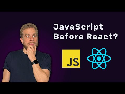 Should you REALLY learn JavaScript before React, Angular etc?