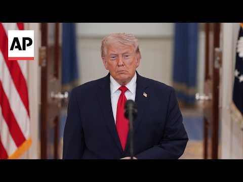 Trump offers few new details on Iran military operation in national address