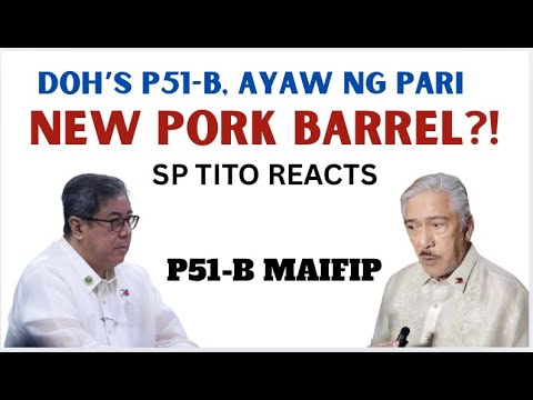 DOH FUNDS P51-B MAIFIP, NEW PORK BARREL DAW!  ANO ANG SINABI NI SP SOTTO?