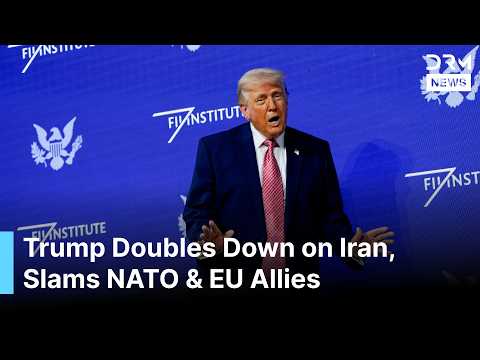 BREAKING NEWS: Trump Takes Questions After Fiery Speech at FII Summit, Warns Iran, Slams NATO | AC1G