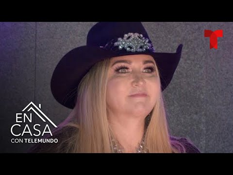 Alicia Villarreal salió de la Fiscalía al borde de llanto | En Casa Con Telemundo