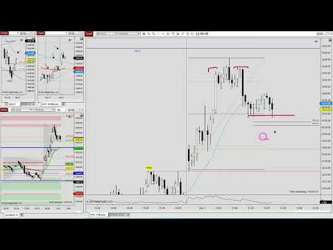 Price Action Rose - Trading Room Sample Wednesday 1200-1400 ET