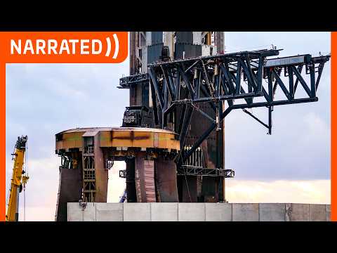 "Tearing Down the Old Launch Mount" | SpaceX Starbase