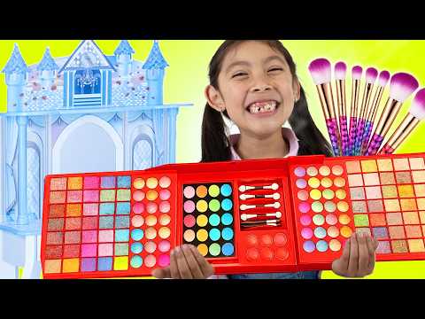 Kaden Surprises Maddie & Charlotte with Chocolate Makeup