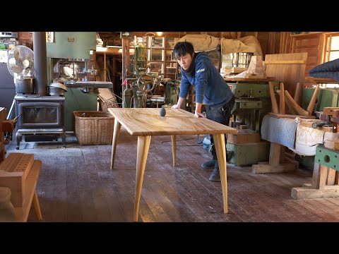 The Process Behind Japan’s Rarest Woodworking Technique: "Suituki-Zan" Joinery!