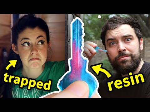 Will this DIY resin key work? (My wife is locked in the shed)
