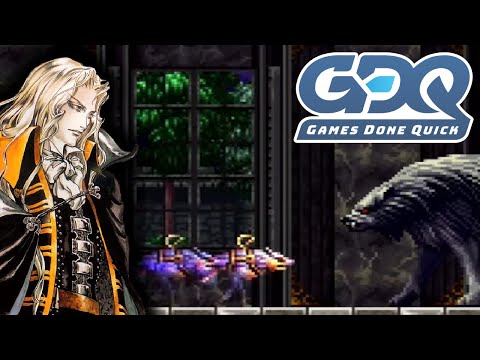 Castlevania SotN Randomizer Speedrun at SGDQ 2023
