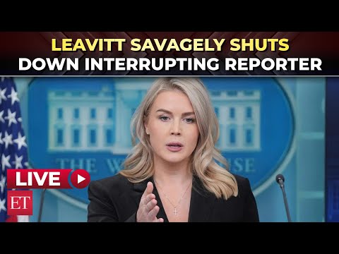 Karoline Leavitt LIVE: White House press secy admonishes reporters during fiery press briefing
