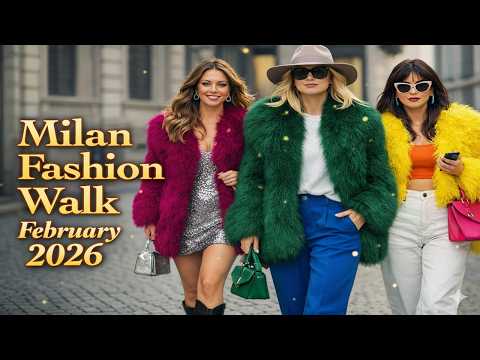The Unique World of Milan Fashion 2026 | Latest Fashion Trends & Brand-New Outfits