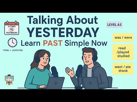 Learn English by Talking About Your Day | Master Past Tense Easily (Beginner A1–A2)