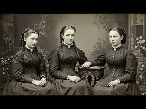 Investigardores encuentran una foto de 1888 de tres primas; al restaurarla, ¡huyeron aterrados!