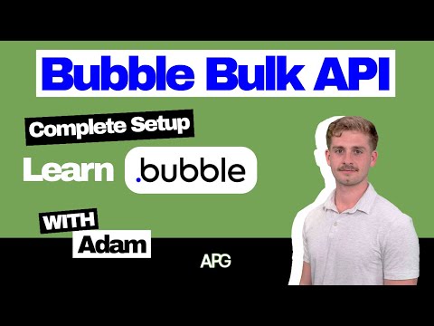 Bubble.io Bulk Create Data API Setup - Full Walkthrough