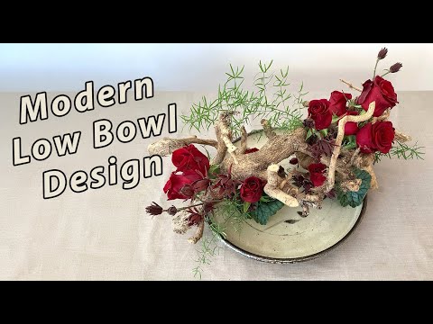 How To Make A Modern Low Rose Bowl Design With Limited Materials