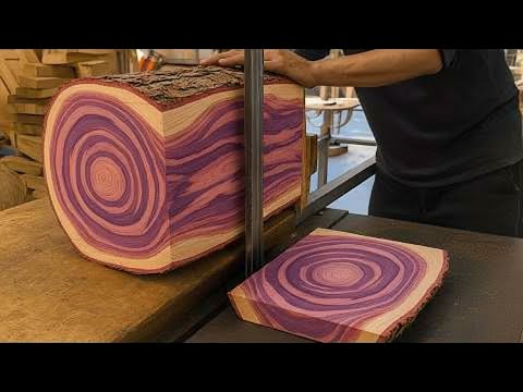 The Process of Creating an Impressive Table - Transforming Raw Wood Into a Work of Art