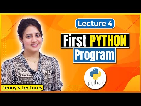 Writing First Python Program | Printing to Console in Python | Python Tutorials for Beginners #lec4