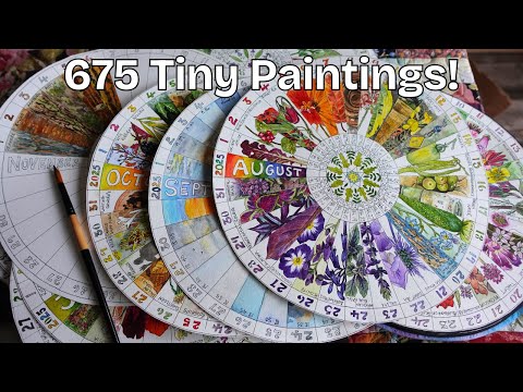 I've Made a Tiny Painting Every Day for 675 Days!