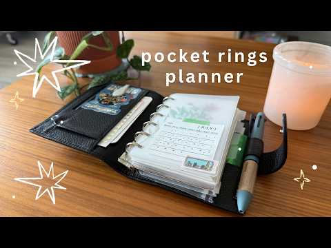 2025 pocket rings planner set up ✸ update & flip through