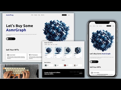 ASMR Programming - Responsive NFT Website - No Talking