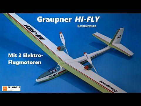 Graupner HI-FLY 1973 Twin Motor Restoration | The Electric Pioneer