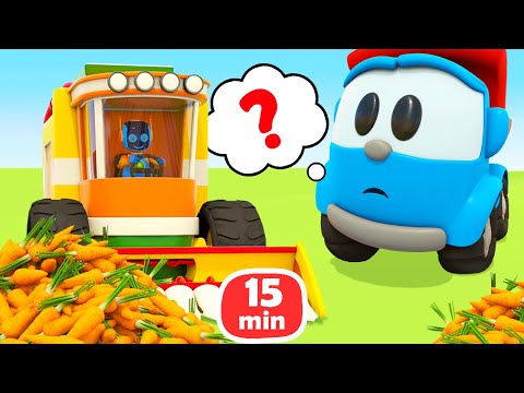 Приключения на ферме: Строим дом для животных и собираем урожай! Мультики Грузовичок Лева для детей