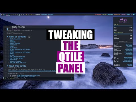 Tweaking The Look Of The Qtile Panel