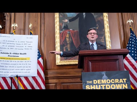 WATCH LIVE | Government shutdown continues as Speaker Johnson holds briefing