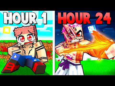 I Survived 24 Hours as SUKUNA in Jujutsu Kaisen Minecraft