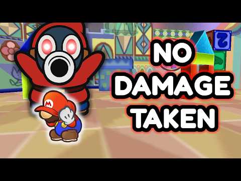 Can you beat Paper Mario: Sticker Star without TAKING DAMAGE??