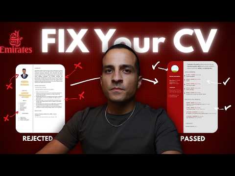 If I Were to Apply for Emirates Cabin Crew Again, I'd Use This CV!