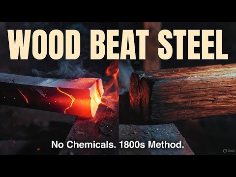 This 1800s Wood-Hardening Method Was Stronger Than Steel (No Chemicals Used)