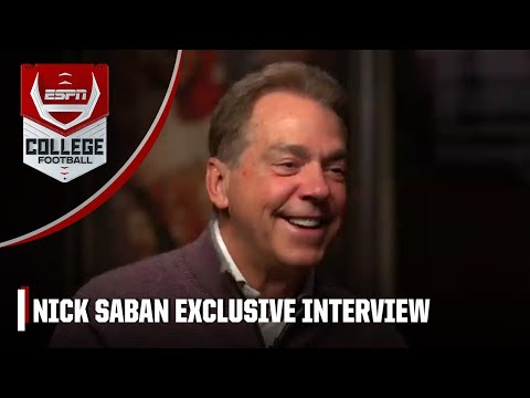 Exclusive Nick Saban interview after his Alabama retirement w/ Rece Davis 🔊 | ESPN College Football