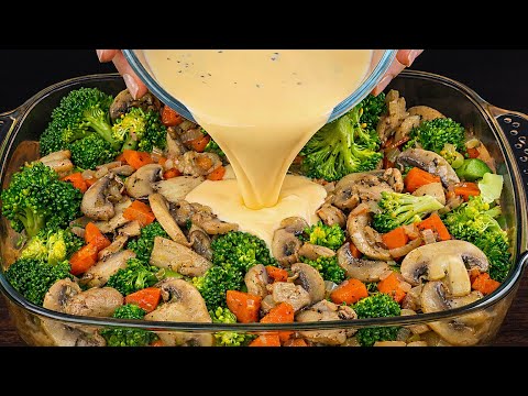 Einfach Brokkoli mit Eiern vermischen! Ich mache das jeden Tag! Köstlich und einfach!