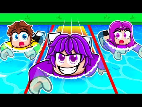 Swimming 2,456,879 Laps as the FASTEST SWIMMER in Roblox!